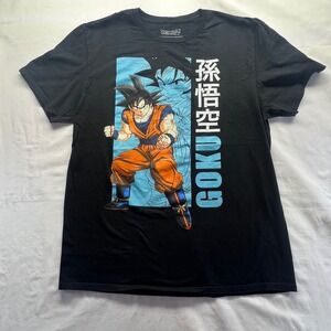 Dragon Ball Z Goku Black T Shirt‎ Men's Large Anime Manga Licensed Graphic Tee